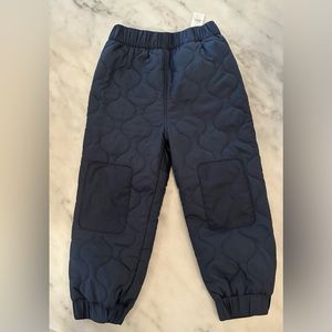 NWOT Patagonia 4T quilted puff joggers